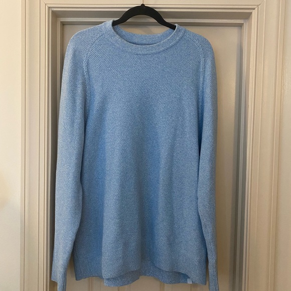 lululemon athletica Sky Blue Crewneck Sweater
